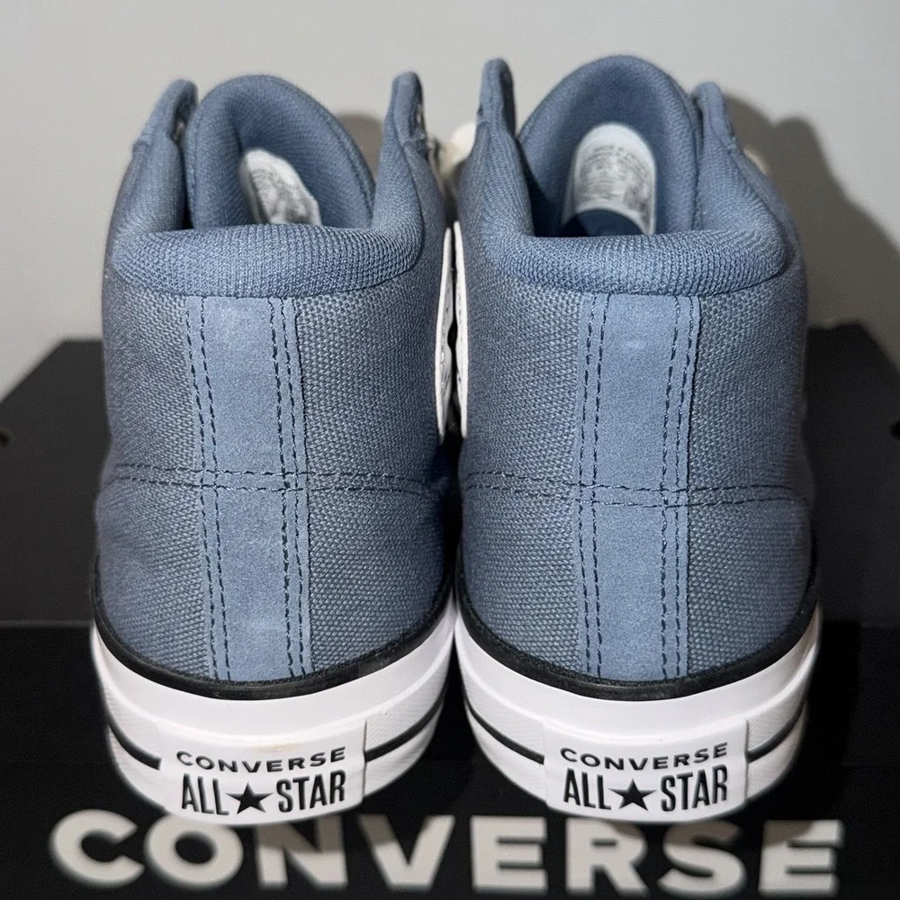 Converse CTAS Malden Street Sneakers Blue Mens Size 10 Mid Top Shoes NEW
